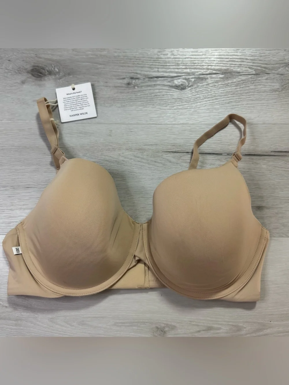 NWT Harper Wilde Underwire Nude Bra, 40D